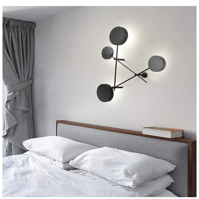 

Nordic Modern LED Wall Lamp Glass Ball Bathroom Mirror Beside American Retro Wall Light Sconce Wandlamp Aplique Murale