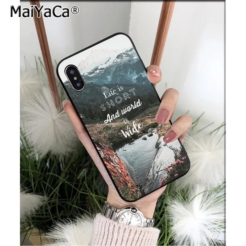 Traveling Mountains Seas Scenery Quote