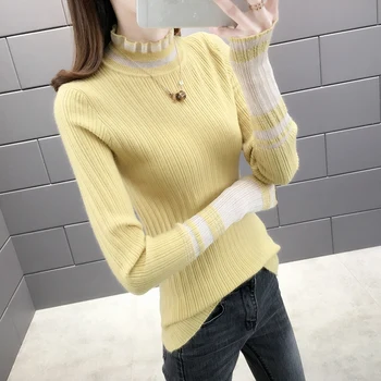 

Room 156756, row 1, No. 4, lower] real photo of new style mesh splicing solid color Pullover