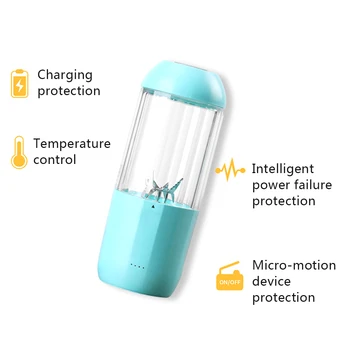 

6 pcs Blades Electric Fruit Juicer/ Smoothie Maker Blender for Home LXY9