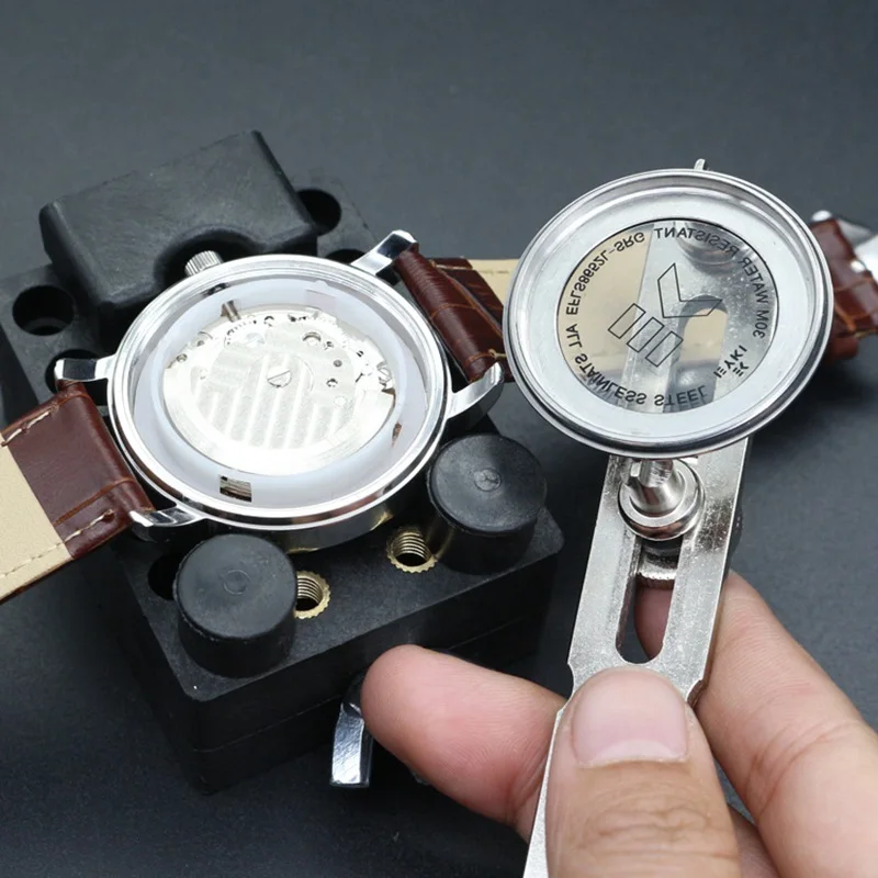 

11-55mm Stainless Steel Watch Opener Watches Back Case Opener Adjustable Remover Wrench Watch Opener Repair Tools Accessories