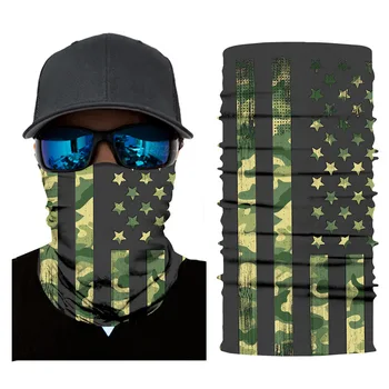 

Wholesale National Flag Style Sunscreen Mask Scarf Cover Unisex Scarf Neck Protective Neck Riding Outdoor Windproof Face Scarfs