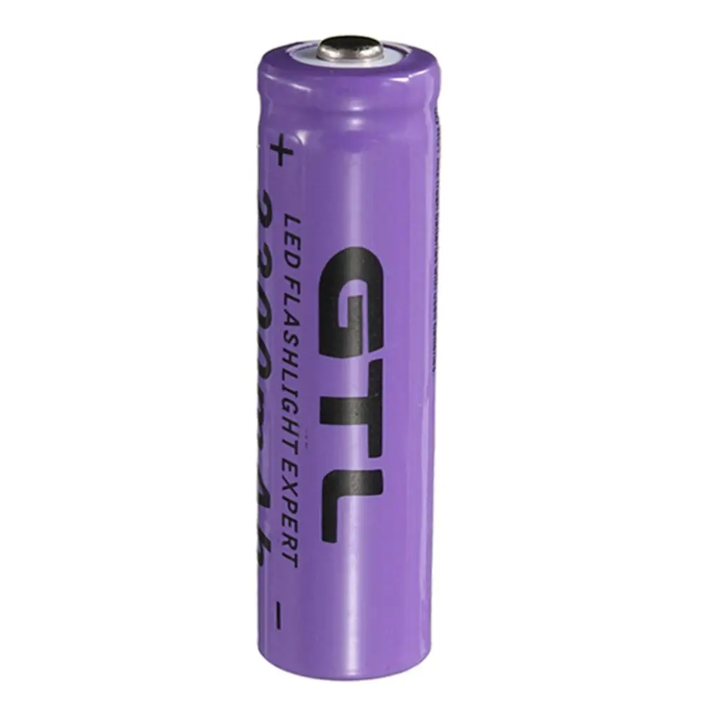 4 шт 3,7 V 14500 2300mAh литий-ионная аккумуляторная батарея для фонарика фонарь