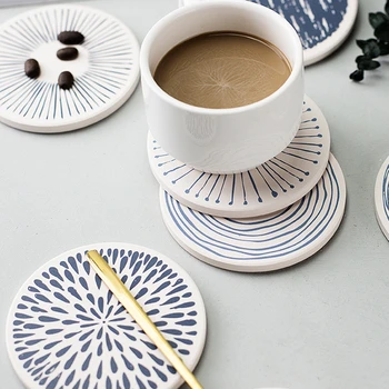 

Creative Daily Personality Mat Diatomaceous Earth Waterproof Coaster Insulated Placemat