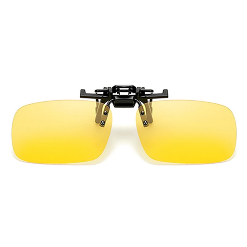 Поляризованные прикрепляемые солнцезащитные очки для вождения ночного видения линзы солнцезащитные очки мужские анти-UVA UVB для мужчин и женщин с чехлом и стеклами ткань - Название цвета: YW