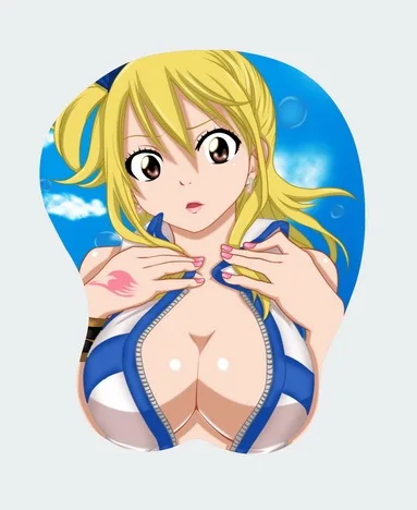 Аниме Love Live Attack on Titan Lucy Nami Oppai грудь сексуальный мягкий гель 3D игровой коврик для мыши эргономичный коврик для мыши с поддержкой запястья - Цвет: 11