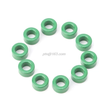 

10Pcs Inductor Coils Green Toroid Ferrite Cores anti-interference Filter Rings