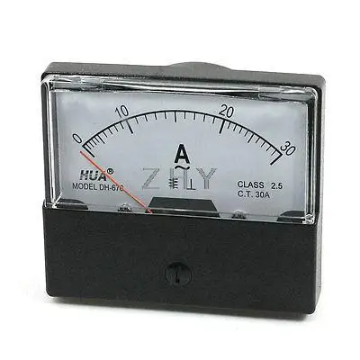 

Fine Tuning Dial DH-670 AC 0-30A Current Test Analog Panel Meter Ammeter