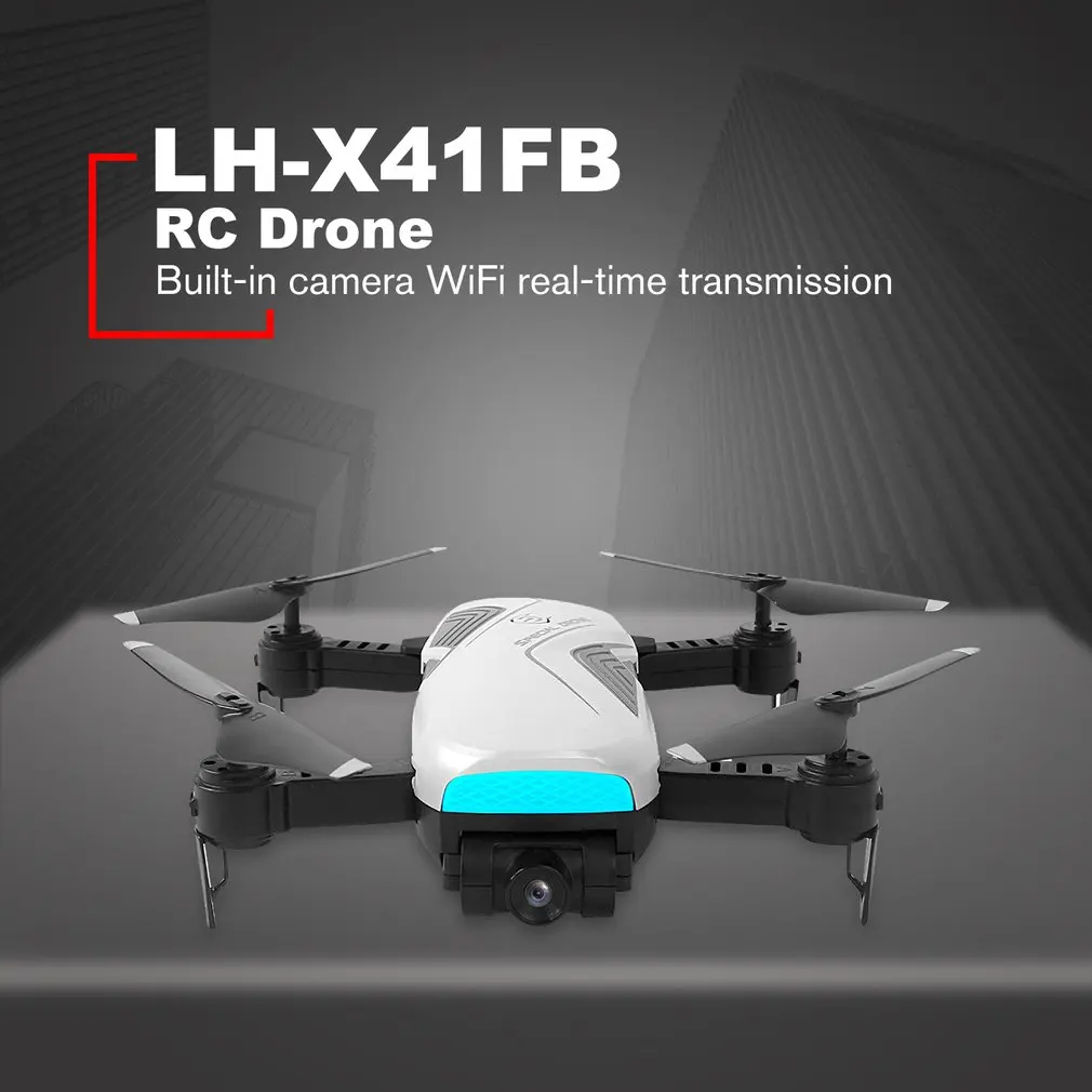 LH-X41F оптический поток двойной объектив Дрон четыре оси Дрон вертолет камера RC Дрон с батареями и пультом дистанционного управления