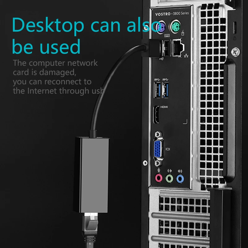 USB для RJ45 10/100 Мбит/с USB Ethernet адаптер Сетевая карта LAN USB Сетевая Lan RJ45 карта для ПК компьютер ноутбук Win 10 8,1 8 7