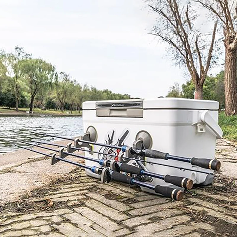 1pcs Fishing Rod Racks Car Fishing Rod Holder Wall Mount Pole Rack With Suction Cup Fish Tackle Pesca Iscas Tools
