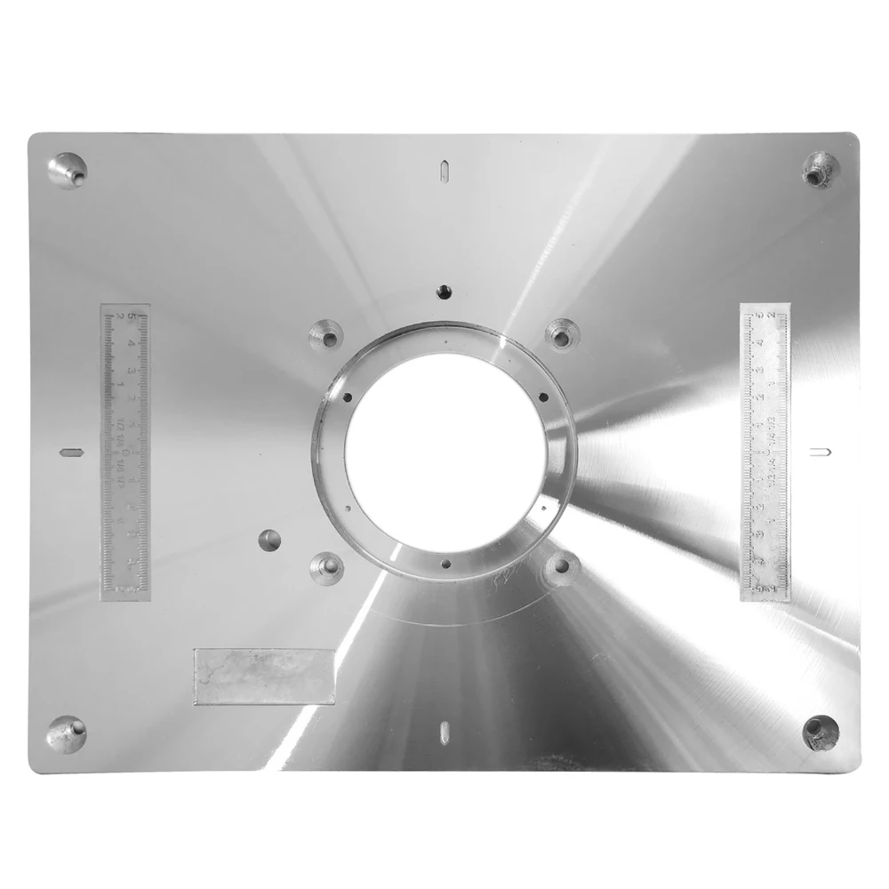 Electric wood milling trimming machine Flip Plate guide table Aluminum Router Table Insert Plate For Woodworking Work Bench