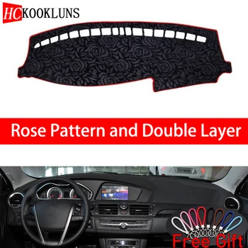 

Rose Pattern For MG MG6 2010 2011 2012 2013-2016 Dashboard Cover Car Stickers Car Decoration Car Accessories Interior Car Decals