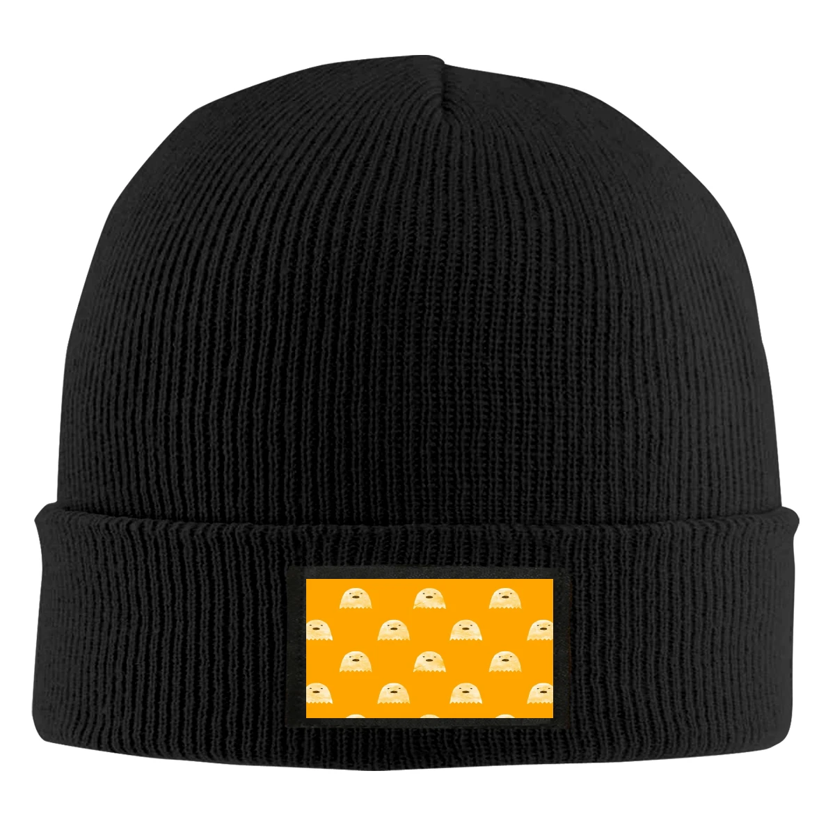 A Sance Of Ghosts On Orange Winter Hat Women's Men's Male Balaclava For Girls With Earflaps | Аксессуары для одежды