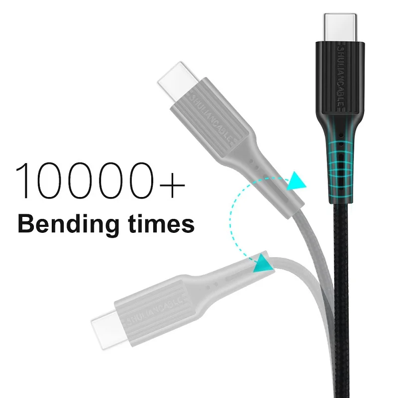 Wholesale USB Type C Cable 100pcs/lot 1m 2m 3m for