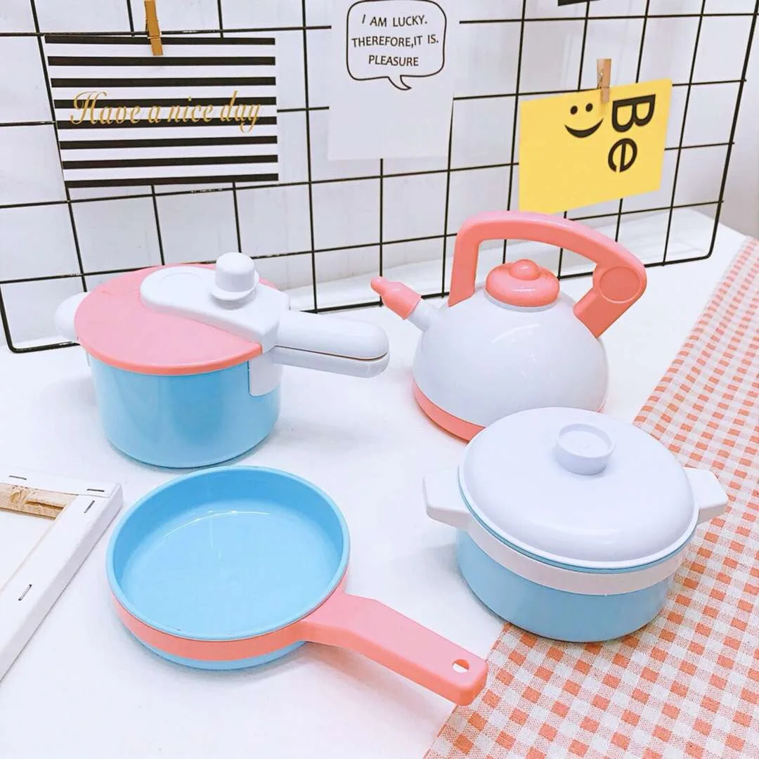 Детский игровой домик, кухонная игрушка, модель для приготовления пищи, набор кухонной посуды для девочек, детская развивающая кухонная игрушка