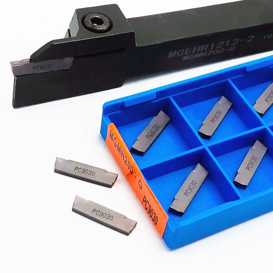 Grooving Tool Holder Mgehr12122 Carbide Turning Insert Grooving Insert