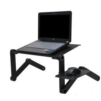 

Laptop Desk Magnesium Alloy ABS With Dual Fans Collapsible No Installation Required One Second Lock Place Your Laptop
