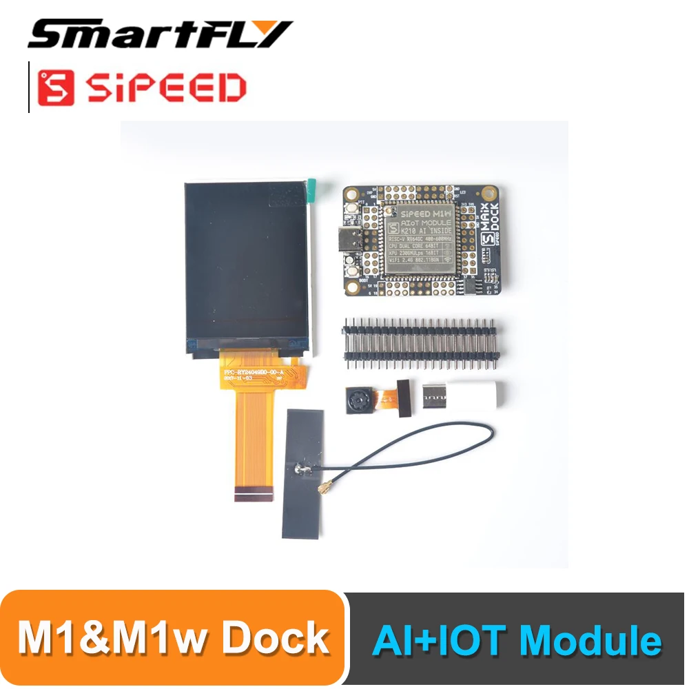 

Sipeed M1 M1W Dock AI + lOT модуль Demo Board K210 Deep Learning Vision RV64 AI плата для Edge Computing