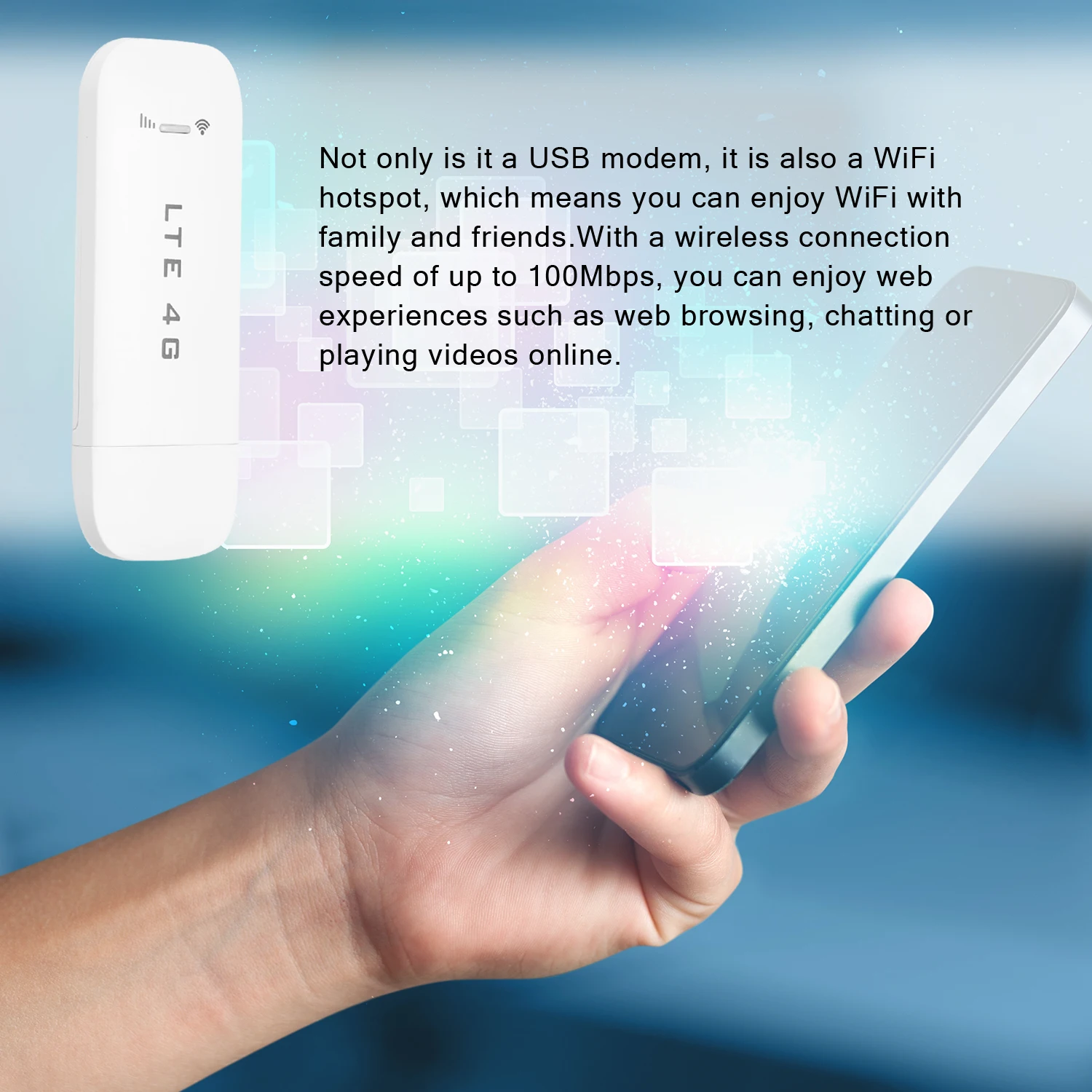 Портативный USB модем с памятью WiFi 4g LTE разъем для SIM карты антенна 4G беспроводной