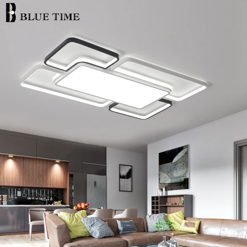 

Modern Ceiling Lights For Living Room Bedroom Study Room Corridor White black surface mounted Ceiling light parlour lighting