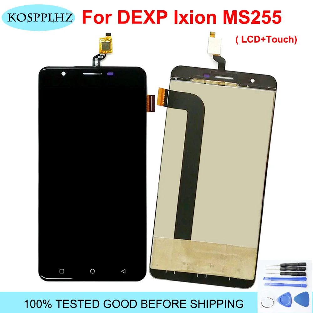 5.5 inch 1280x720P For dexp ms255 Element LCD Display+Touch Screen Assembly Repair Parts ms 255 Replacement Phone with tools | Мобильные