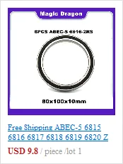 6700 10PCS/100PCS ABEC-5 6700-2RS High quality 6700ZZ 6700 2RS RS 10x15X4 mm Miniature Rubber seal Deep Groove Ball Bearing Ring Gasket