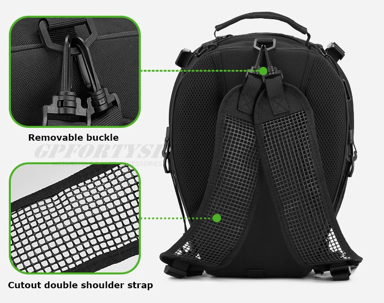 Sword Wolf Waterproof Motorcycle Tail Bag Multi-functional Mounting Durable Rear Seat Bag Motor Travel Rider Backpack