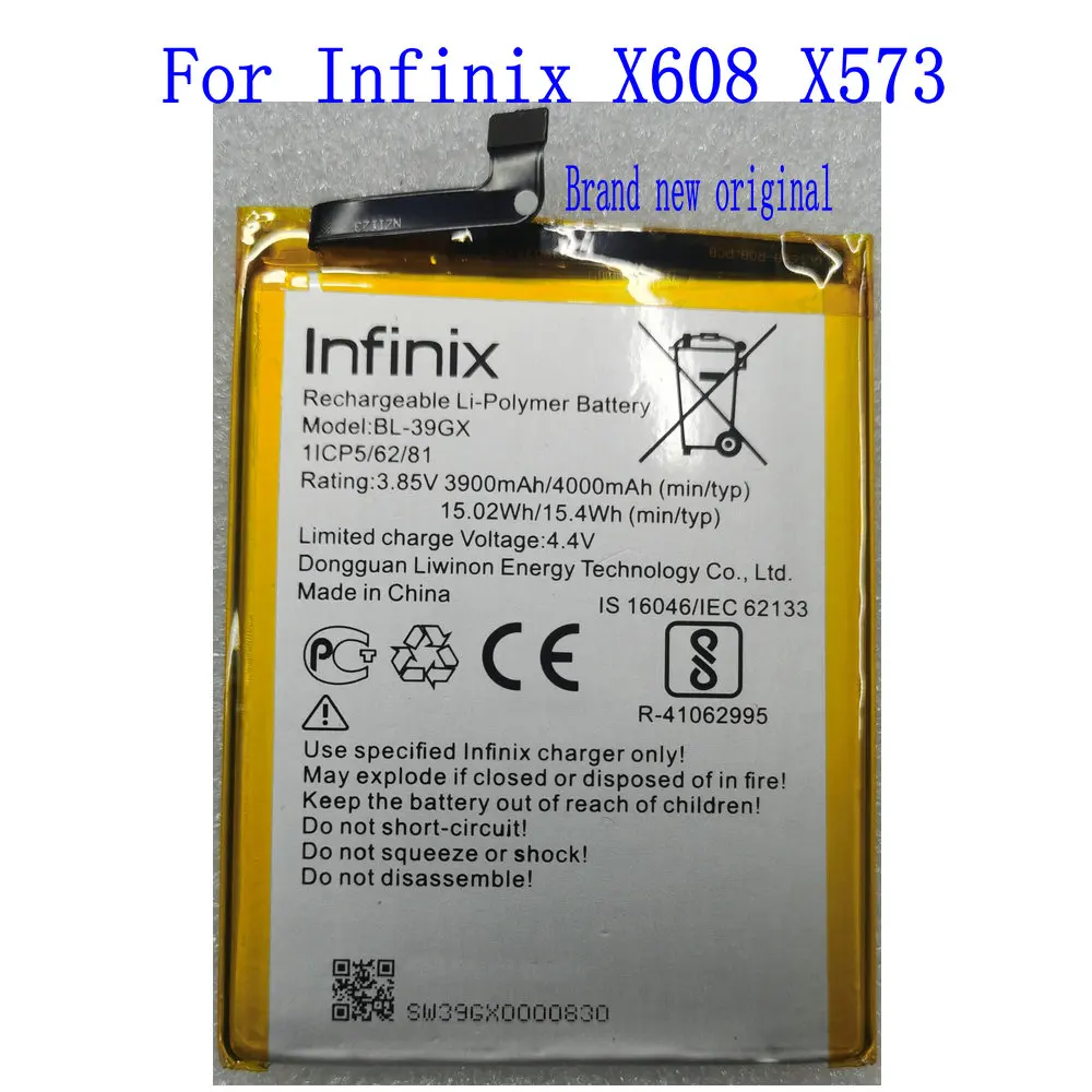 3,85 V Совершенно новый, высокое качество, 4000mAh BL-39GX Аккумулятор для  Infinix X608 X573 мобильный телефон | AliExpress