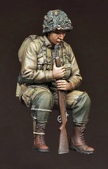 

[tusk model]1/35 Scale Unassembled Resin figures resin model Kits US soldier GS3582