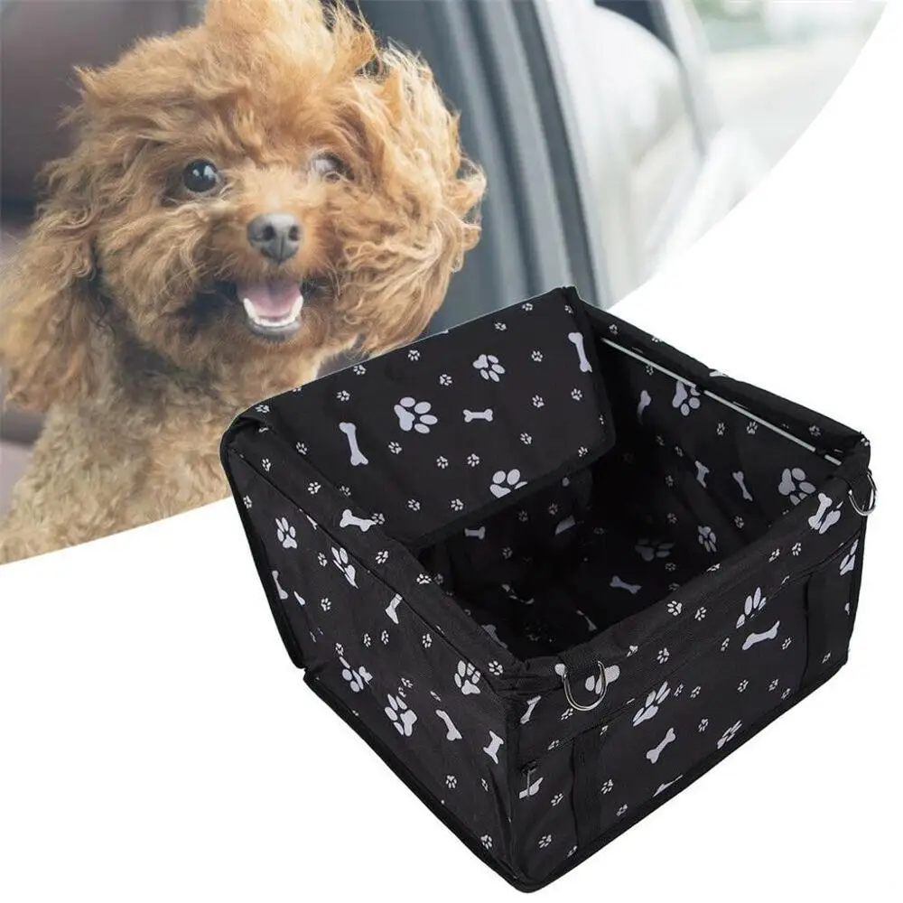 cat bag Car Pet Carrier Bag Waterproof Travel Mat Seat Safe Holder For Puppy Dog Cat Outdoor Travel puppy Transparent Space@30