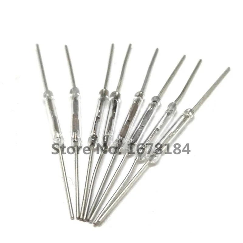 50pcs/lot Y213 Dry Reed Pipe Magnetic Control Switch 2*14 mm Normally Open Induction | Обустройство дома