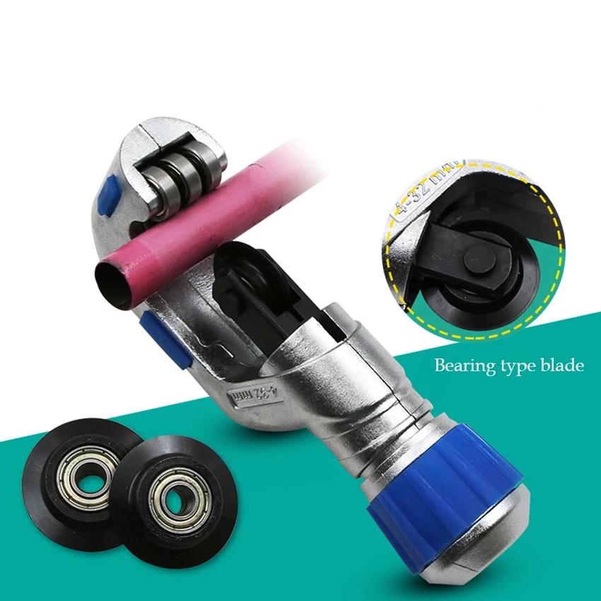 

Bearing Pipe Cutter 4-32mm Manual Tube Shearing for Copper, Aluminum, Stainless Steel, Bellows, PPR Plastic Tube Hand Pipe Tool