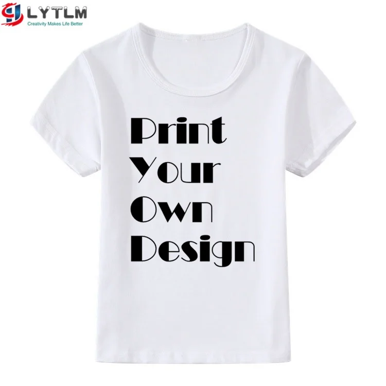 LYTLM XXX Kids Customied футболка для девочек с принтом логотипа Camiseta/детская футболка футболки для маленьких мальчиков с 3D принтом - Цвет: DX White