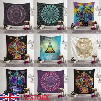 

Indian Tapestry Wall Hanging Mandala Hippie Gypsy Bedspread Throw Bohemian Cover