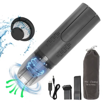 

LEEPEE Handheld Auto Vacuum Cleaner Portable Vacuum Cleaning 75W Powerful High Suction Wireless Mini Car Vacuum Cleaner