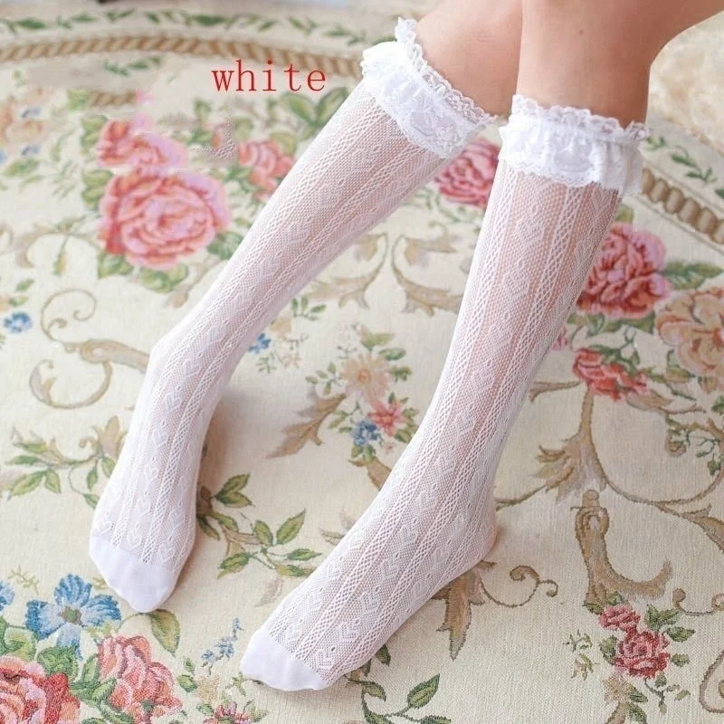 1 пара новых кружевных милых носков для девочек мягкие милые женские носки белые гольфы