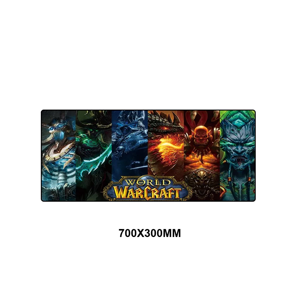 MSSJ-RW049 Large Gaming Mousepad Mat for World of Warcraft Mouse Pad Dragon Gamer Computer PC Desk Pad for Laptop Locking Edge Big Padmouse - Цвет: MSSJ-RW049