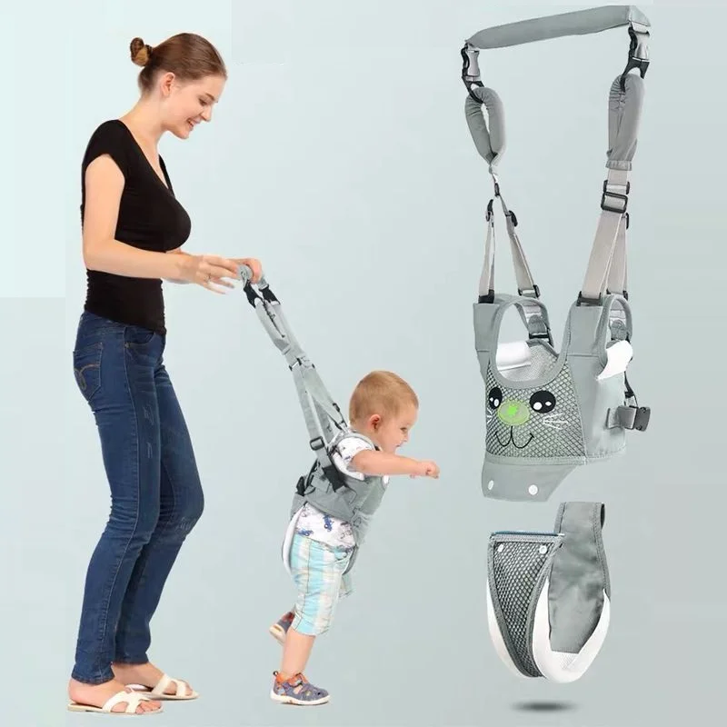Walking-Harness Helper Baby Walker Safety-Stand Toddler Kids for Handheld