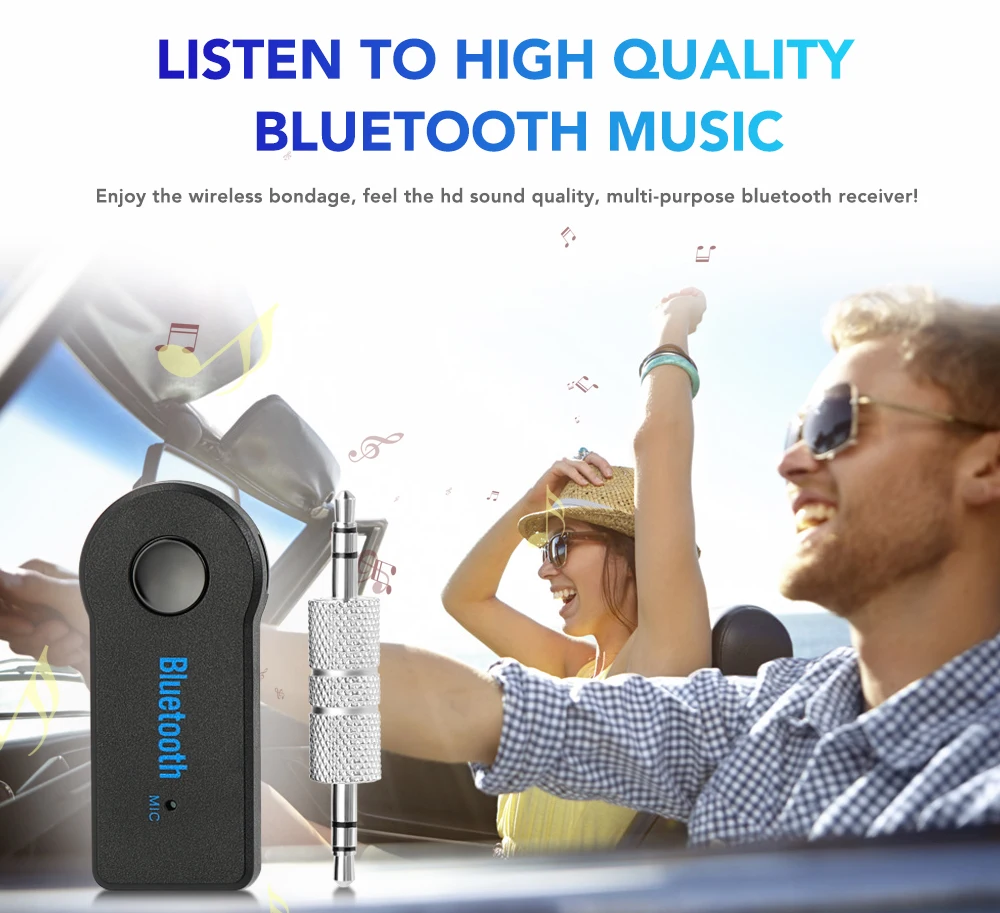 3,5 мм разъем Bluetooth AUX мини аудио приемник для сиденья ibiza 6j audi a1 citroen c3 hyundai veloster Mini cooper r56 volvo s80