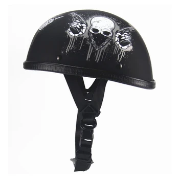 

DOT Open Face Helmet Motorcycle casco moto vintage Motorbike Helmets Half face Motor Scooter Helmet for Cafe Racer Chooper bike