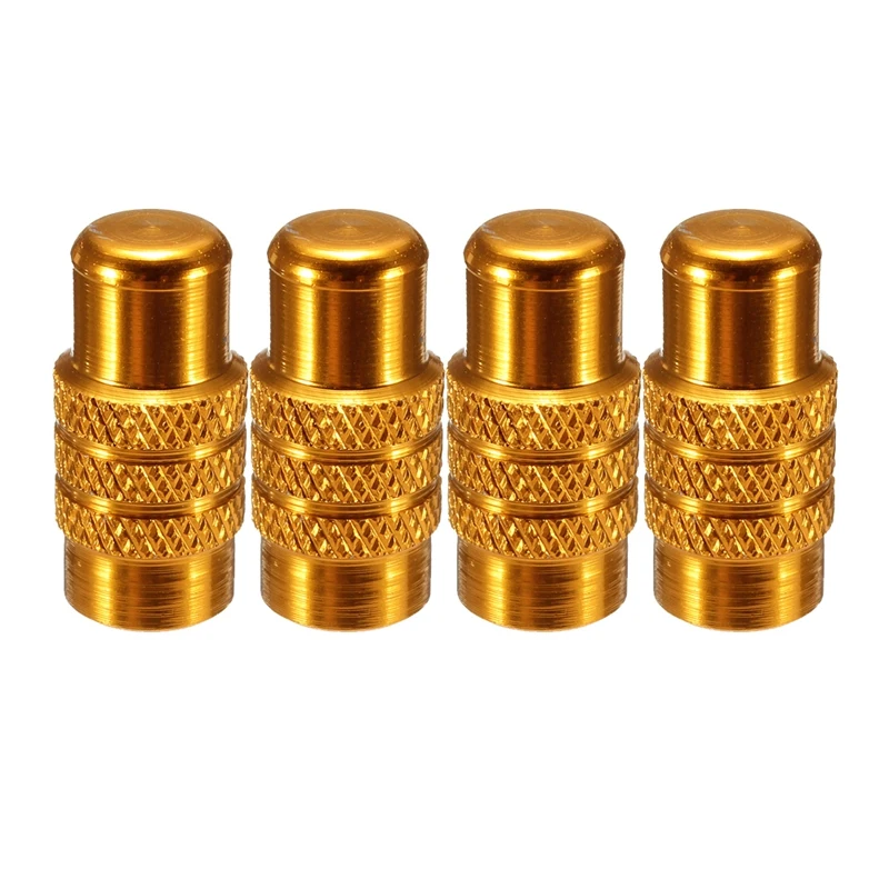 HOT-8Pcs алюминиевые колеса для велосипеда колпачок на клапан PRESTA французский анодированный пылезащитный чехол-4 шт. красный и 4 шт. золотой