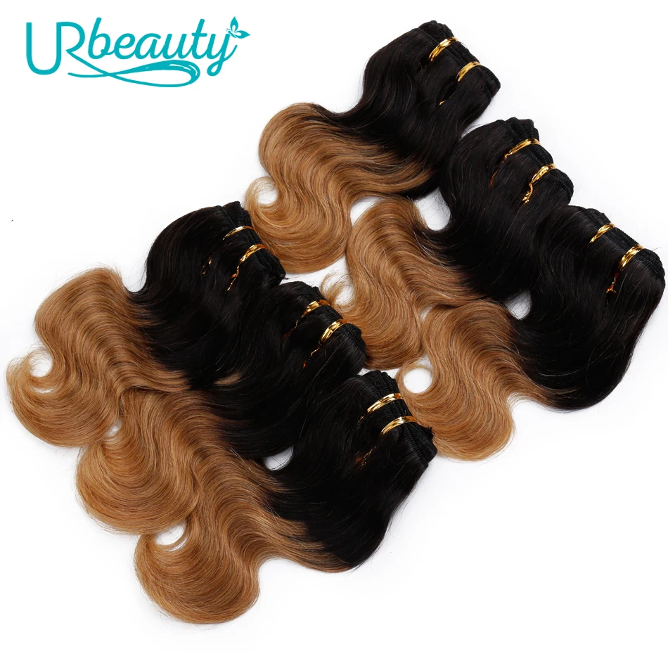 30 г/шт. волнистые пучки человеческих волос T1B/27 цветов UR beauty remy волосы можно купить 3 6 9 пучков очень мягкие