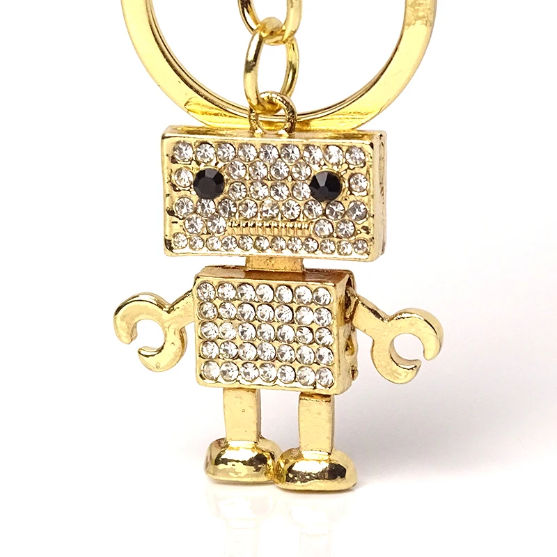 

Fashion Jewelry Keychain Cute Robot Key chain Alloy Jewelry Bag Pendant Car Key Jewelry Men and Women Gifts Supermarket Gifts