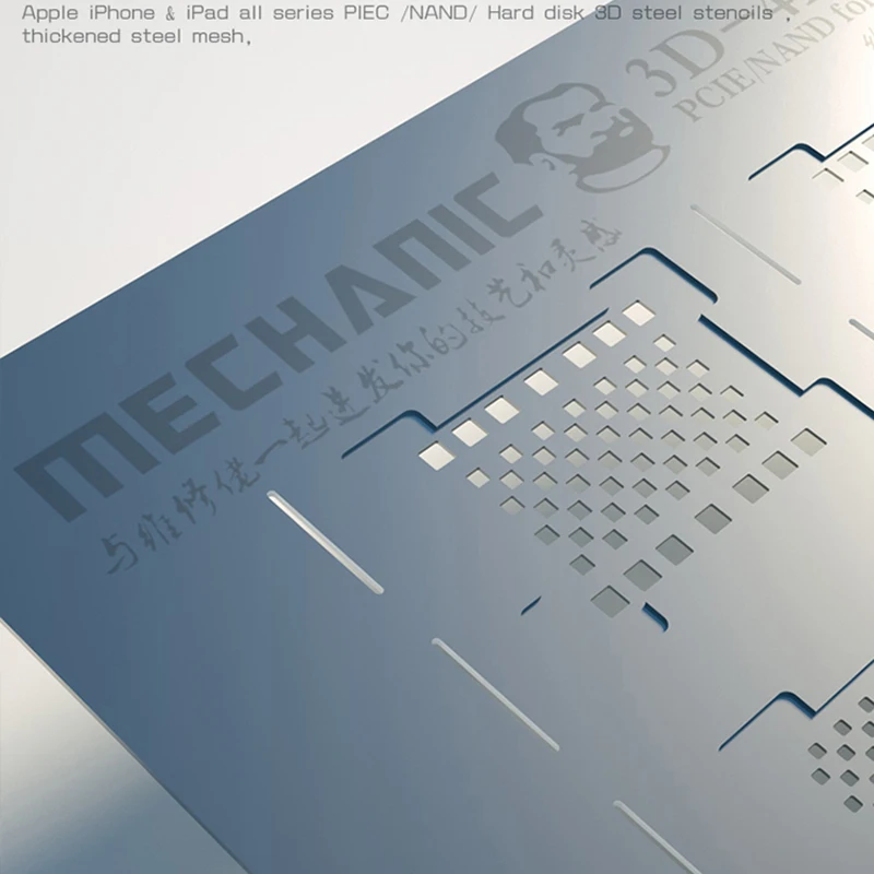 3D паз трафарет жесткий диск/NAND/PCIE трафарет для iPhone XR XS max XS X 8P 8 7P 7 6sp 6P iPad все серии ремонтный инструмент