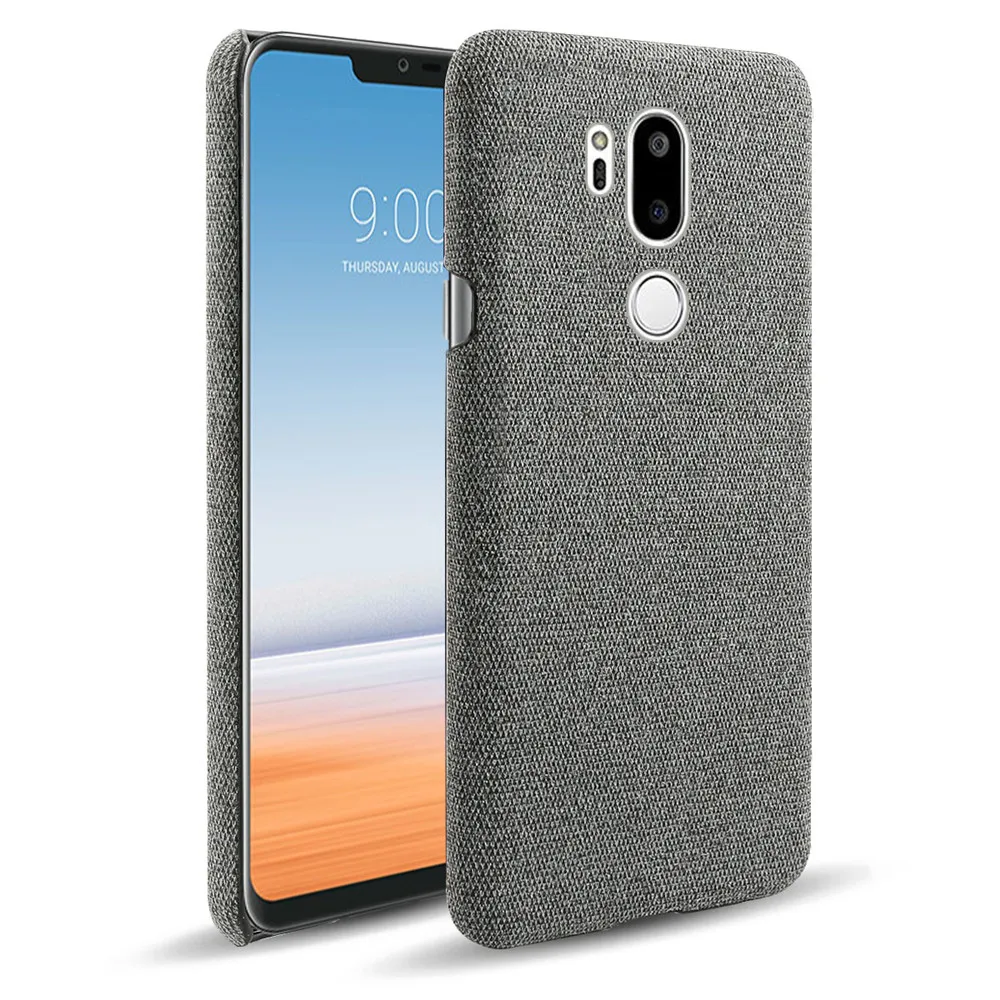 Cloth Cases For LG G7 ThinQ Case Slim Retro Cloth Hard Cover For LG G7 6.1" LM-G710, LM-G710N, LM-G710VM, G710, SM-G710 Coque phone dry bag