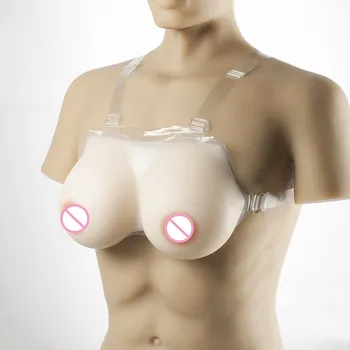 

HH Cup 3600g Silicone Breast Forms with Straps Realistic Boobs Drag Queen Bra Push Up Lingerie Bras for Women Full Cup