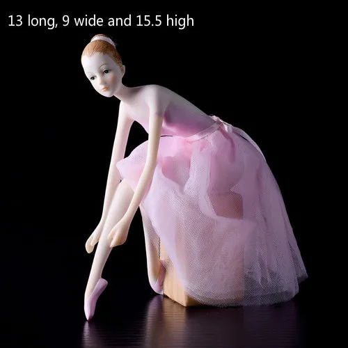 Pink Ballet C Балетный Ангел танец девушка персонаж украшение дома креативные подарки ко дню рождения и ремесла подарки Рождественские мероприятия - Цвет: Pink Ballet C