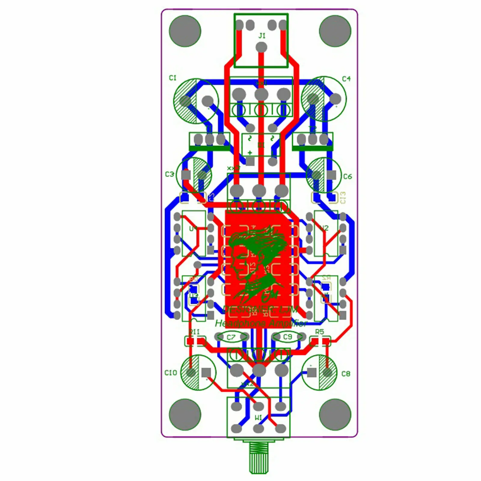 PREAMP 7 P7 SE Preamplifier Headphone AMP Board