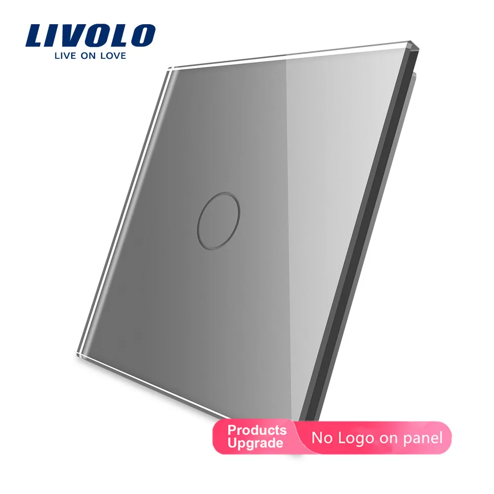 Livolo EU Standard Switch Glass Panel 80mm*80mm for Wall Touch Switch DIY
